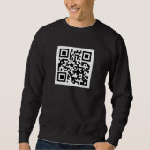 QR-Code nur MännergrundSweatshirt Sweatshirt (Vorderseite)