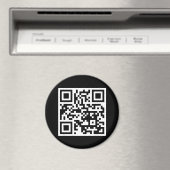 QR-Code nur rund Magnet (In Situ (Geschirrspüler))