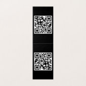 QR-Code nur vertikale geklappte Karte (Außenseite Aufgefaltet)