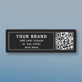 QR-Code oder Logo usw. hochladen | Modern Wasserdi Etiketten