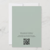 QR Code Oh Boy Safari Animal Boy's Baby Shower Einladung (Rückseite)