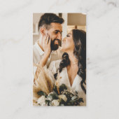 QR-Code Online-Foto Black Floral Website UAWG Begleitkarte (Rückseite)