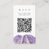 QR Code Online Lavendel Fields Website UAWG Begleitkarte (Vorderseite)