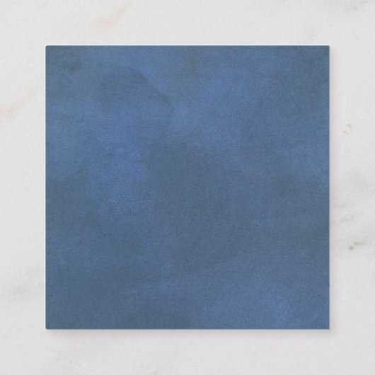 QR-Code Online-UAWG Blauer Hochzeit Begleitkarte (Rückseite)