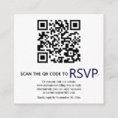 QR-Code online UAWG Hochzeit der Marine Begleitkarte (Vorderseite)