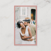 QR-Code Online-UAWG minimalistisches Foto Begleitkarte (Rückseite)