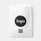 QR-Code-Papiertasche für einfache Logokombinatione Geschenktütchen (Vorderseite)