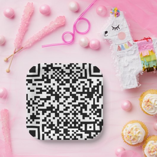 Qr-Code Pappteller (Party)