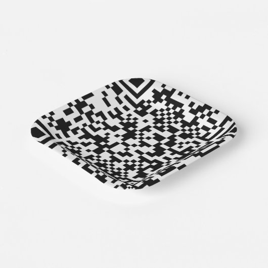 Qr-Code Pappteller (Gewinkelt)