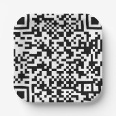 Qr-Code Pappteller (Vorderseite)
