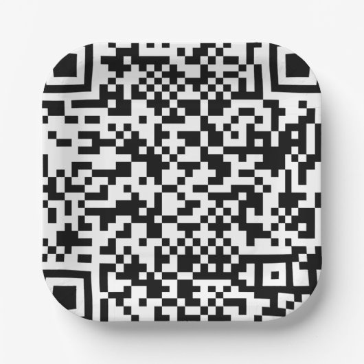 Qr-Code Pappteller (Vorderseite)