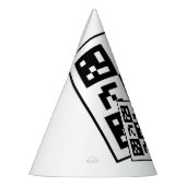 qr Code Partyhütchen (Links)