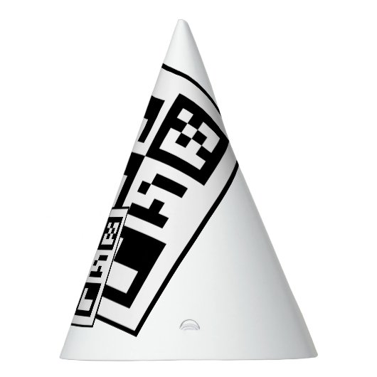 qr Code Partyhütchen (Rechts)