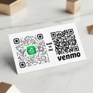QR Code Payment Prozess leicht gemacht Visitenkarte