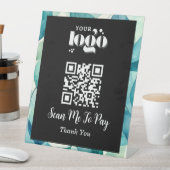 QR Code Payment Scan Sockelschild (In Situ)