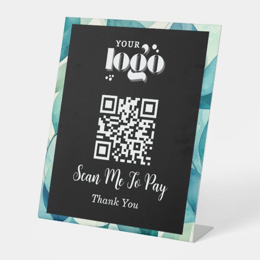 QR Code Payment Scan Sockelschild (Vorderseite)