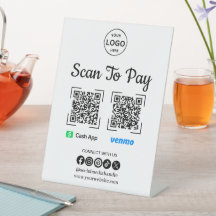 QR Code Payment Scan zur Bezahlung des Venmo Cash