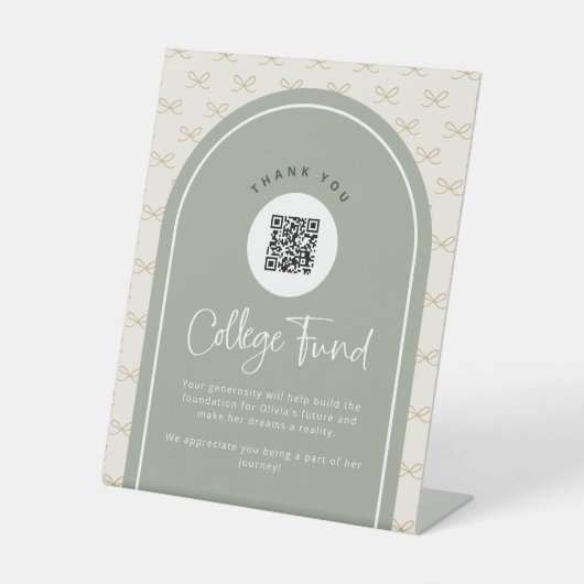 QR Code Pedesteszeichen für die Uni benutzerdefini Sockelschild (Vorderseite)