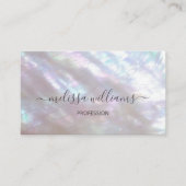 QR-Code | Perlmutt Visitenkarte (Vorderseite)