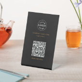 QR-Code, Personalisiertes Schild für das Pedestal (In SItu)