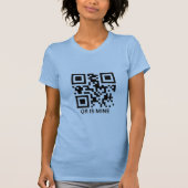 QR-Code personalisiertes T-Shirt (Vorderseite)