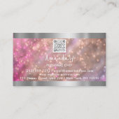 QR Code Persönlicher Koch Kochrestaurant Bar Visitenkarte (Rückseite)