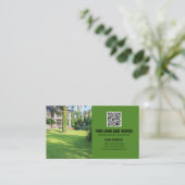 QR-Code Pflegenetzwerke modern Visitenkarte (Stehend Vorderseite)