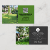 QR-Code Pflegenetzwerke modern  Visitenkarte (Vorne/Hinten)