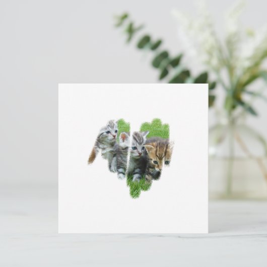 Qr Code Phantastischer weißer Graffiti-Herzrahmen Karte (Stehend Vorderseite)