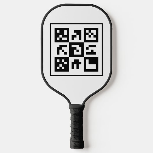 qr Code Pickleball Schläger (Vorderseite)