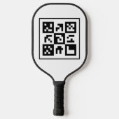 qr Code Pickleball Schläger (Rückseite)