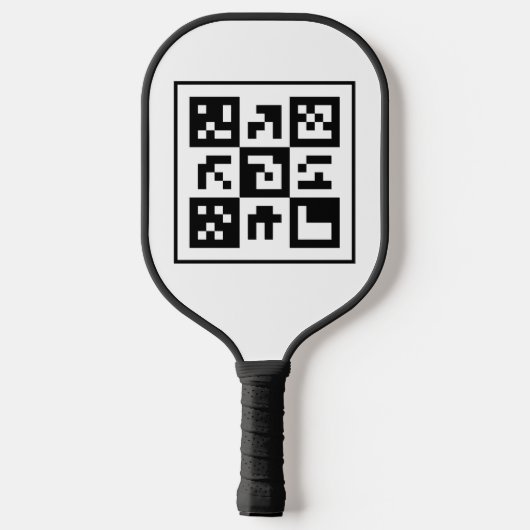 qr Code Pickleball Schläger (Rückseite)