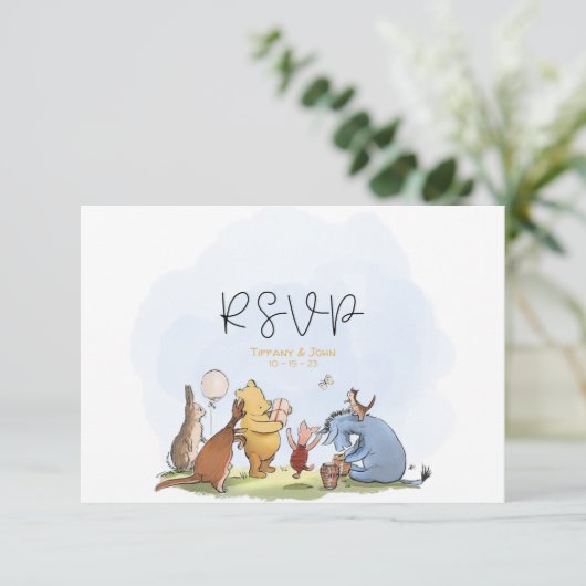 QR Code Pooh-Bärendusche UAWG Dankeskarte (Stehend Vorderseite)