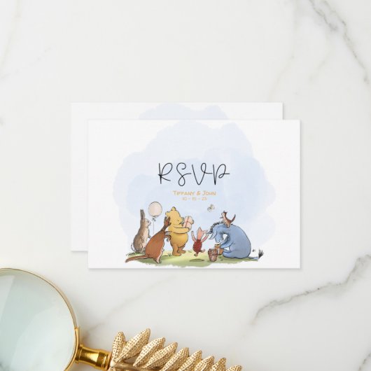 QR Code Pooh-Bärendusche UAWG Dankeskarte (Vorderseite/Rückseite Beispiel)