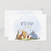 QR Code Pooh-Bärendusche UAWG Dankeskarte (Vorne/Hinten)