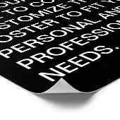 QR-Code Poster (Ecke)