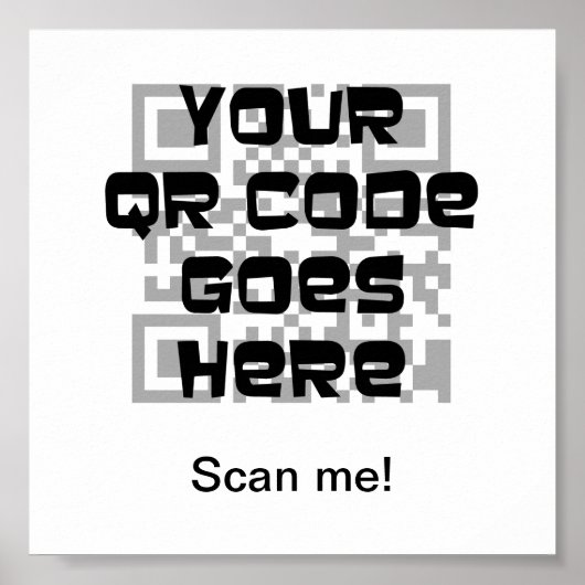 QR Code Poster (Vorne)