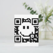 QR-Code Postkarte (Stehend Vorderseite)