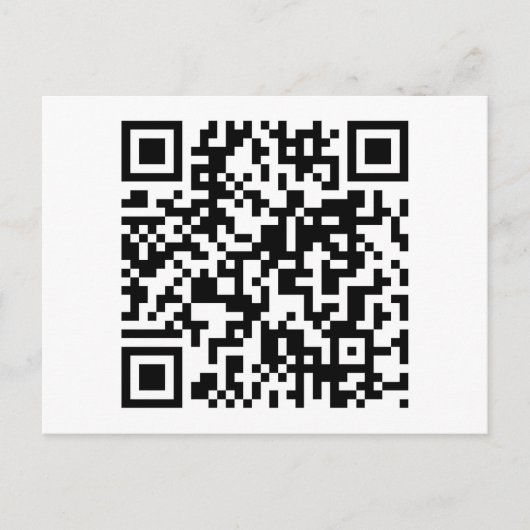 QR-Code Postkarte (Vorderseite)