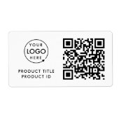 QR-Code | Product ID Business Logo Stock (Vorne)