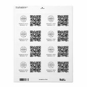 QR-Code | Product ID Business Logo Stock (Vorne)