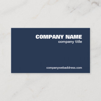 QR-Code Professionelle Firma Navy Blau Minimalisti Visitenkarte