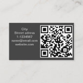 QR-Code professionelle Visitenkarte (Rückseite)