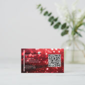QR-Code Professioneller Nageltechniker Visitenkarte (Stehend Vorderseite)