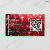 QR-Code Professioneller Nageltechniker Visitenkarte (Vorderseite)