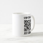 QR-Code prüfen: Erstellen Sie Ihre Zukunft Kaffeetasse (VorderseiteRechts)