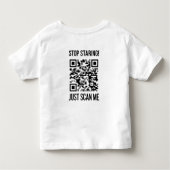 QR-Code prüfen: Erstellen Sie Ihre Zukunft Kleinkind T-shirt (Rückseite)