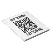 QR-Code prüfen: Erstellen Sie Ihre Zukunft Notizblock (angewinkelt)