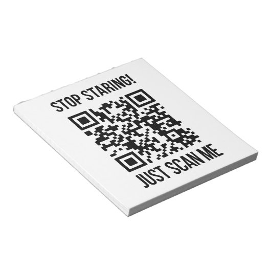 QR-Code prüfen: Erstellen Sie Ihre Zukunft Notizblock (angewinkelt)