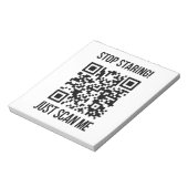 QR-Code prüfen: Erstellen Sie Ihre Zukunft Notizblock (Rotiert)